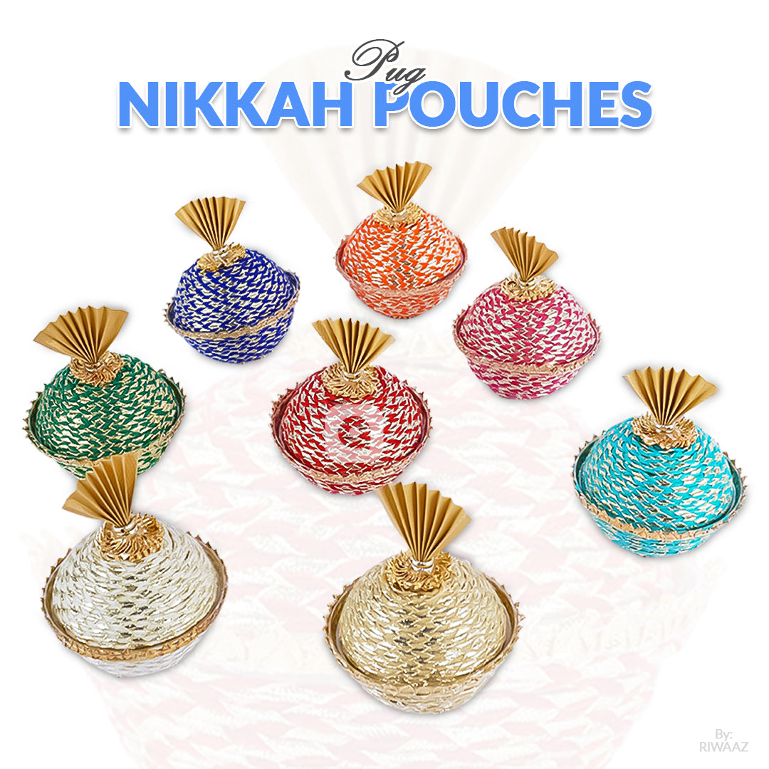 Pouches for Wedding or Nikkah Cermony - Pug Nikkah Pouches - Ardor UAE