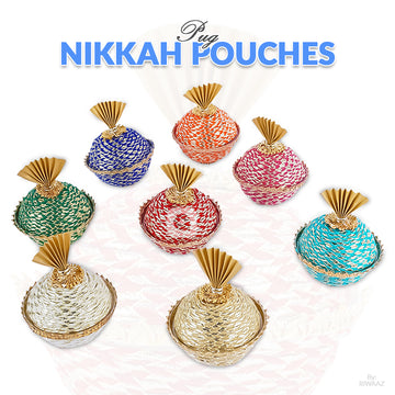 Pouches for Wedding or Nikkah Cermony - Pug Nikkah Pouches - Ardor UAE