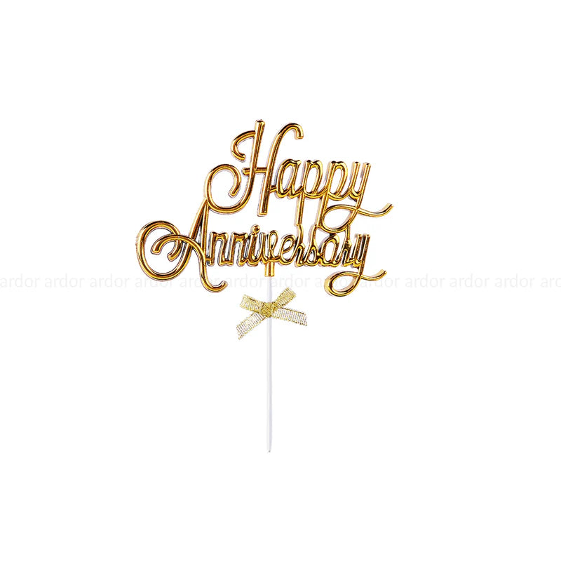 Happy Anniversary Cake Toppers
