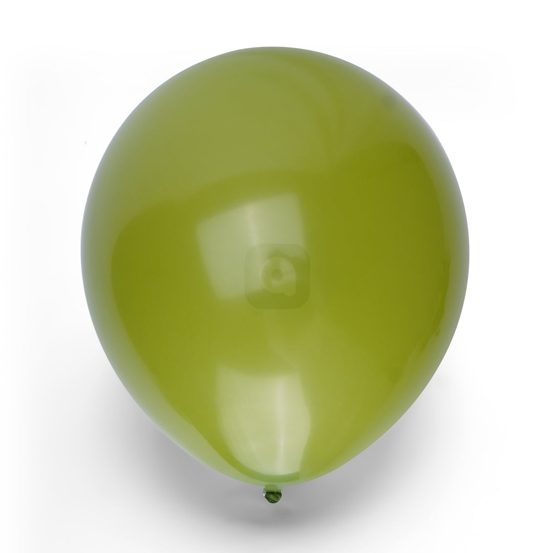 Pack of 100 Olive green latex Balloon - Ardor UAE