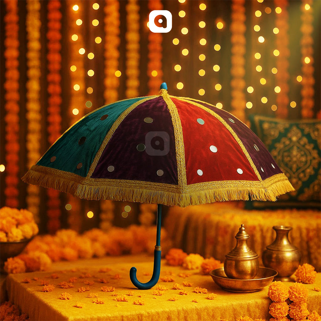 Decorative Velvet Umrella -  Ardor UAE