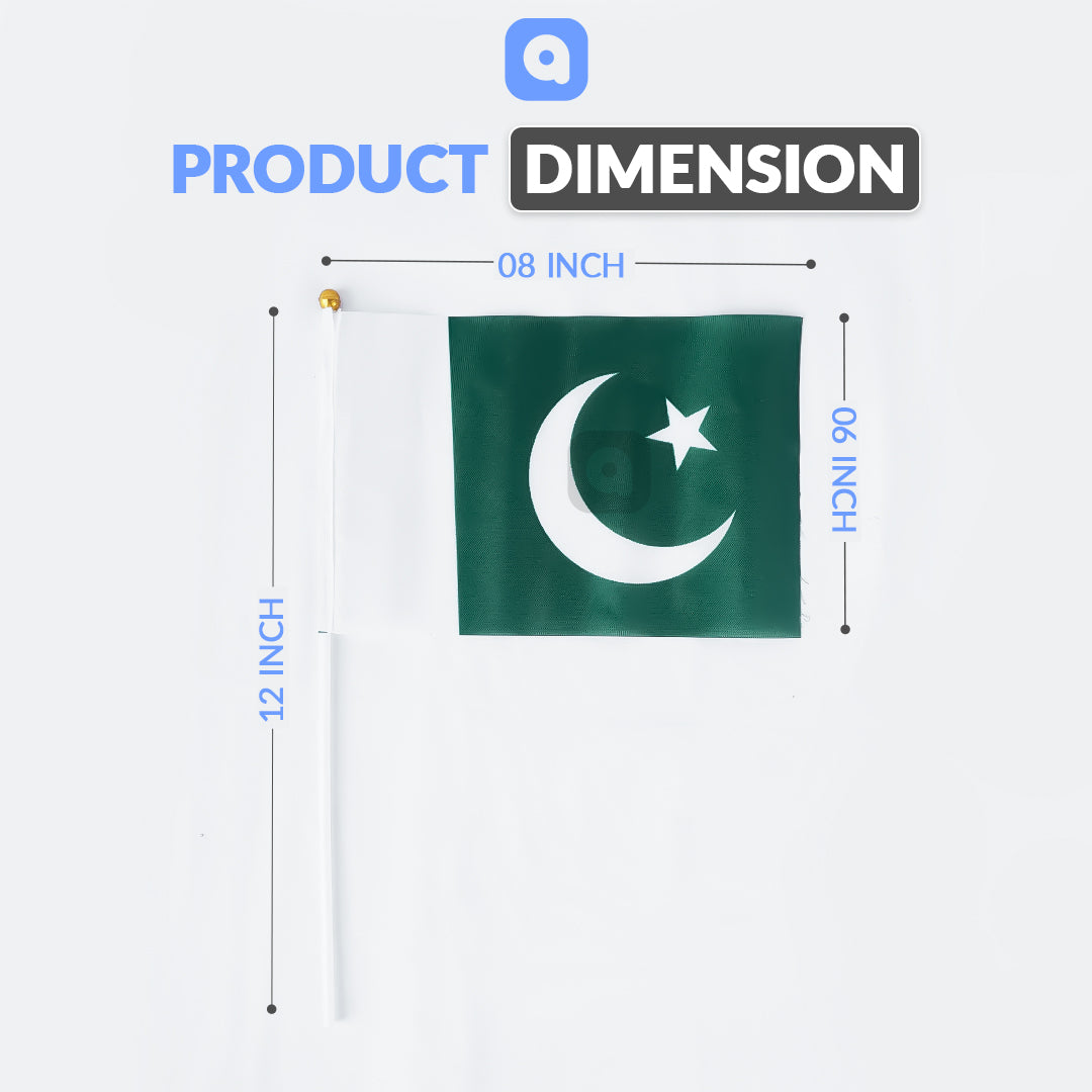 Pack of 12 -  Pakistan Flag