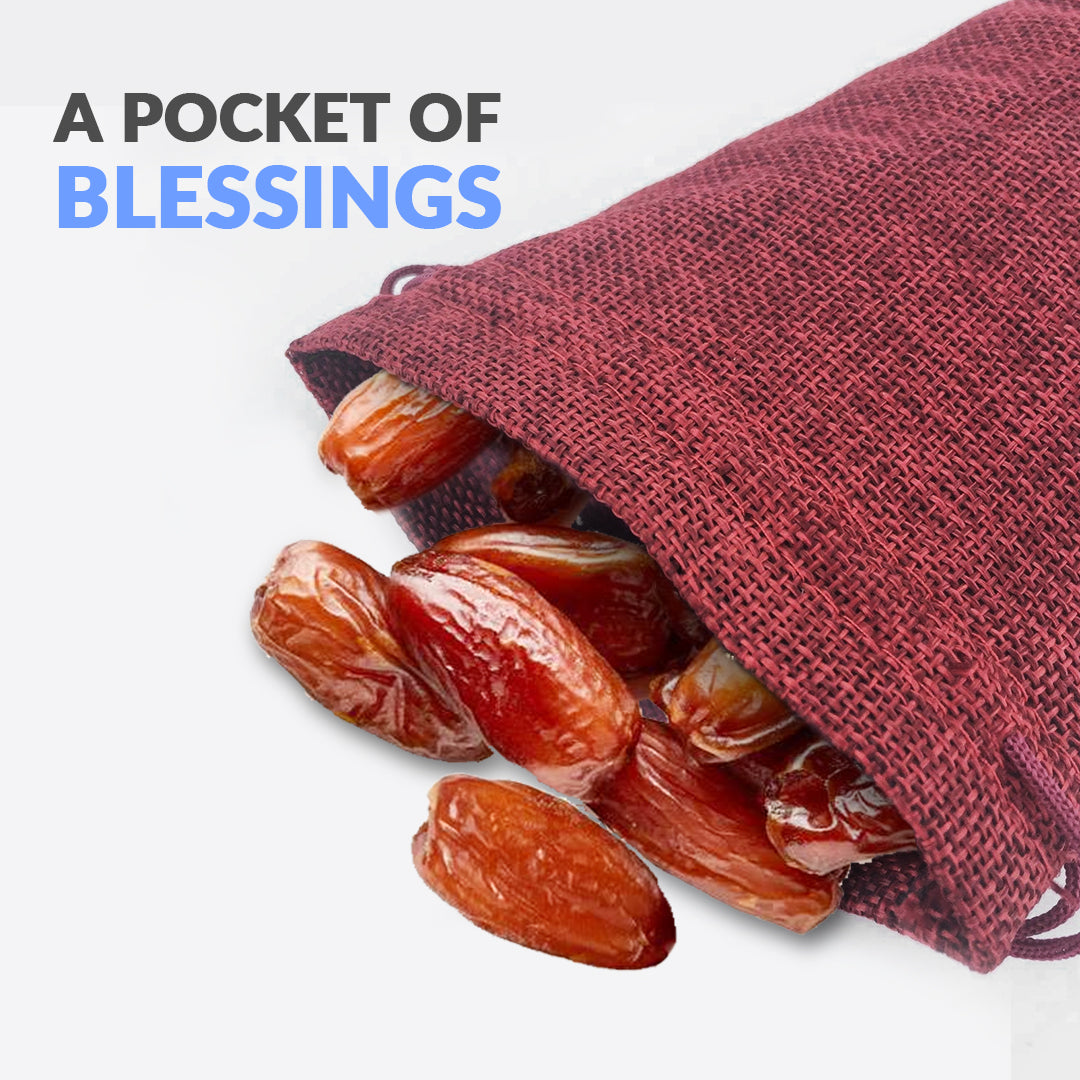 Multi-Color Nikkah Jute Pouches for Weddings – Ardor UAE