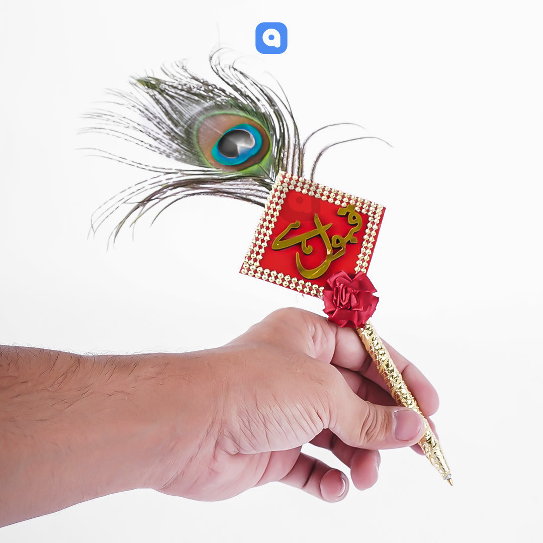 Nikkah Signing Pen – Islamic Wedding Pen for Bride & Groom | Available in Multiple Designs & Colors