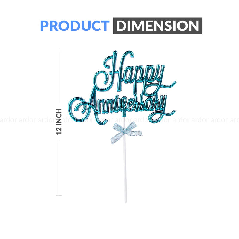 Happy Anniversary Cake Toppers