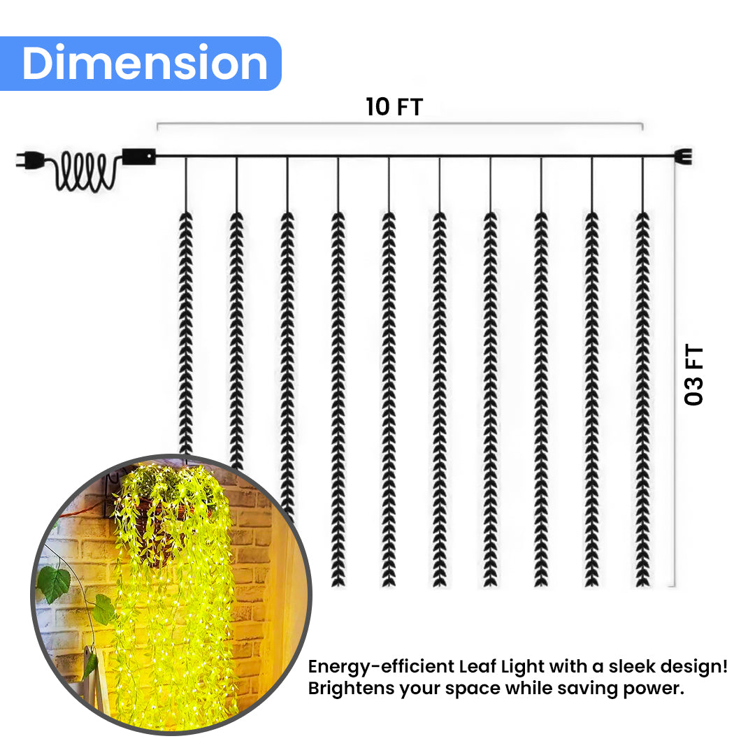 Artificial leaves Plants Garland Green Leaf For Home Decor - Ardor