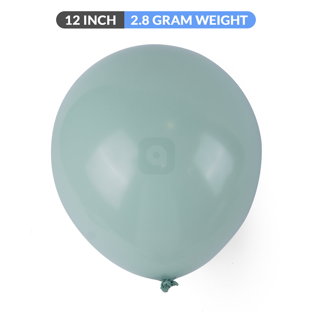 Pack of 100 Dusty green latex Balloon - Ardor UAE