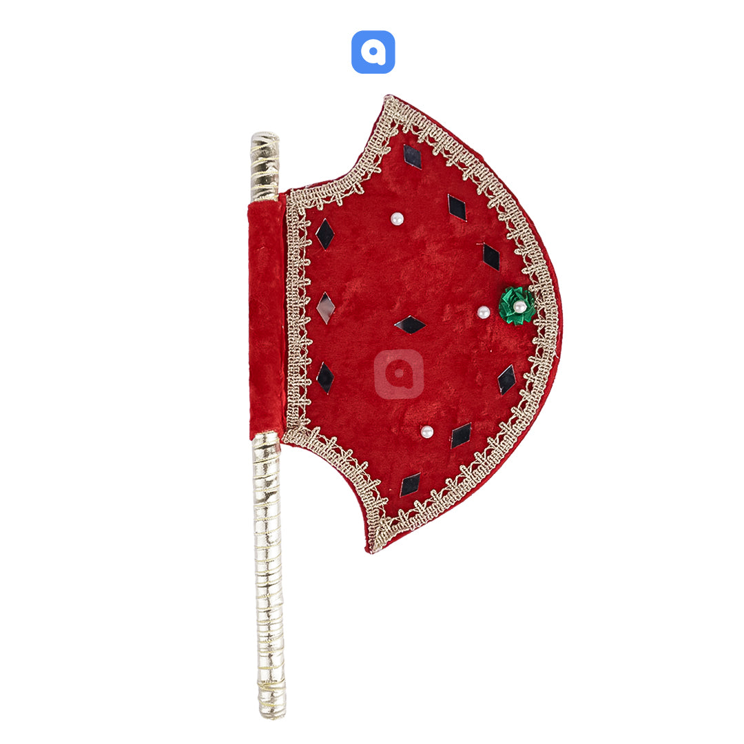 Hand Made Velvet Fan Multi Color
