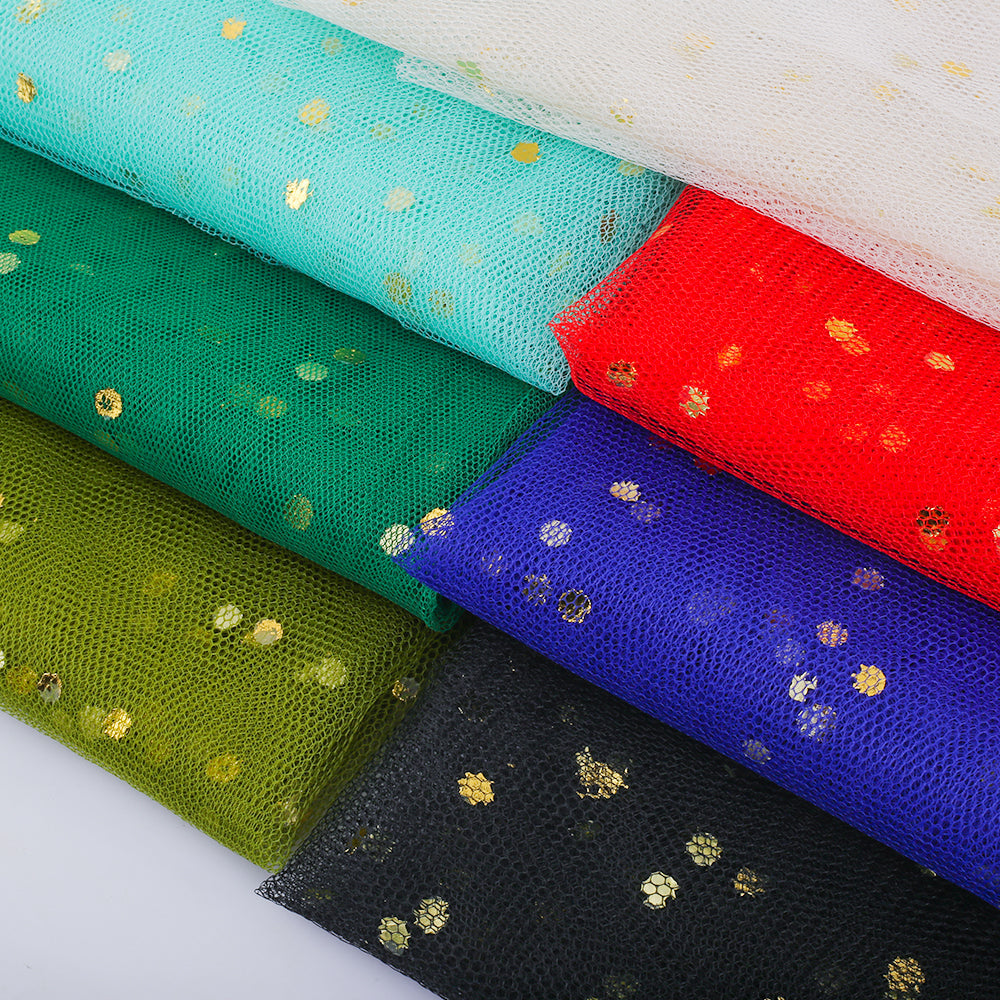 Golden Dot Fancy Net For Gift Wrapping - Ardor