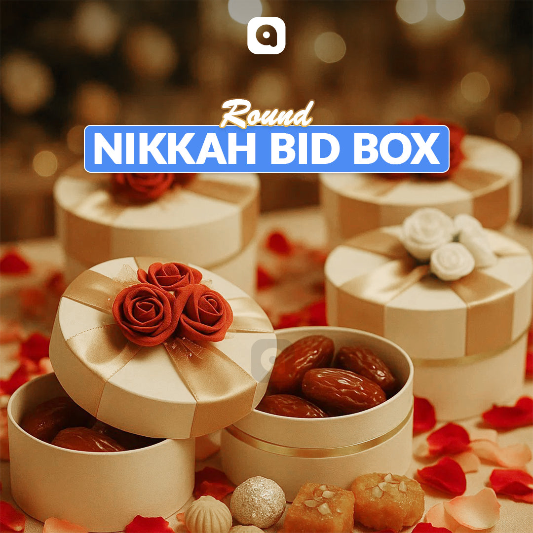 Pack of 12 – Nikkah Bid Boxes for wedding - Nikkah cermony