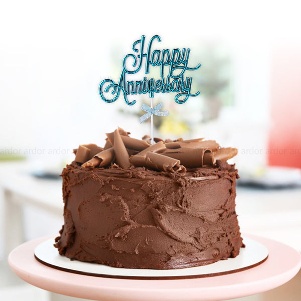 Happy Anniversary Cake Toppers