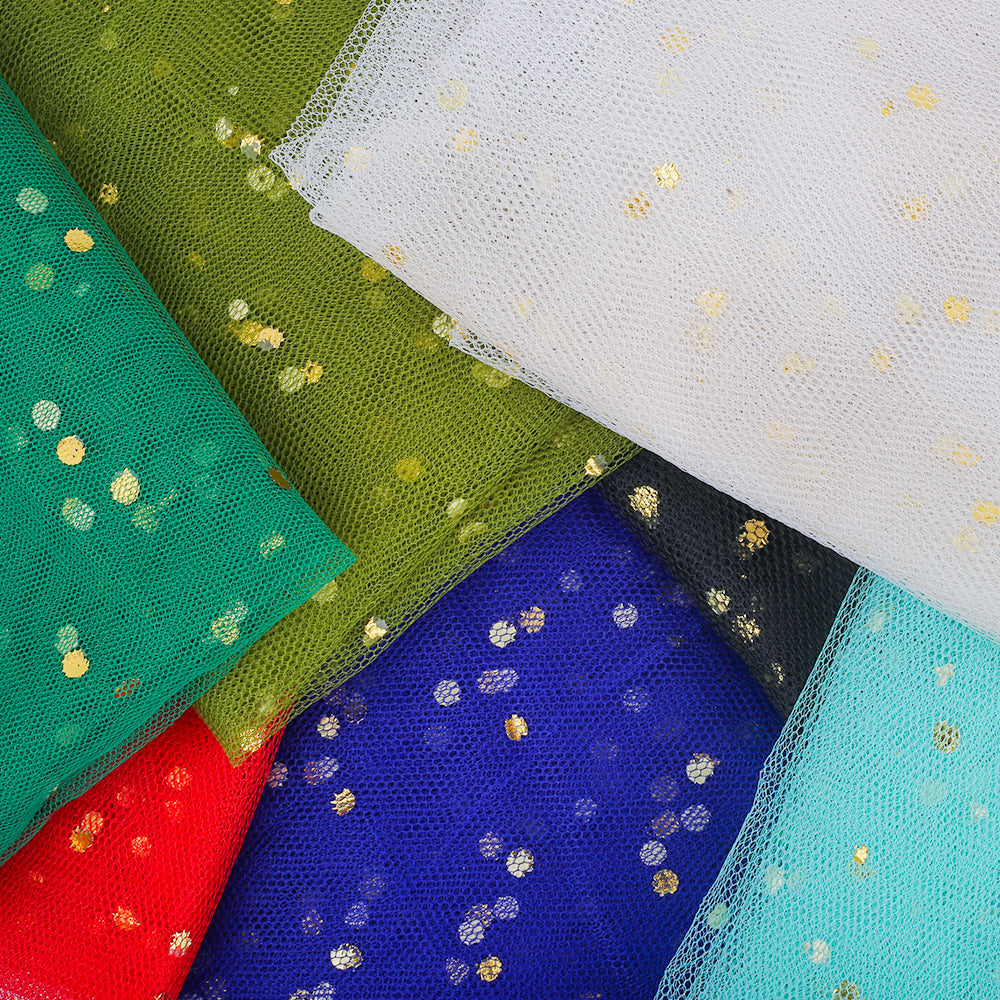 Golden Dot Fancy Net For Gift Wrapping - Ardor