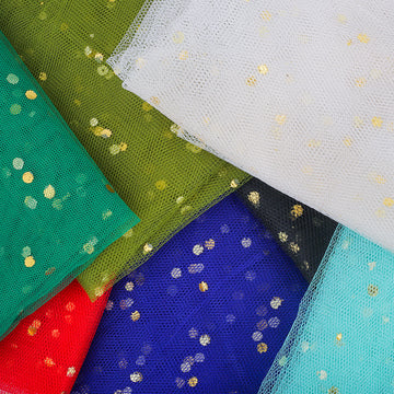 Golden Dot Fancy Net For Gift Wrapping - Ardor