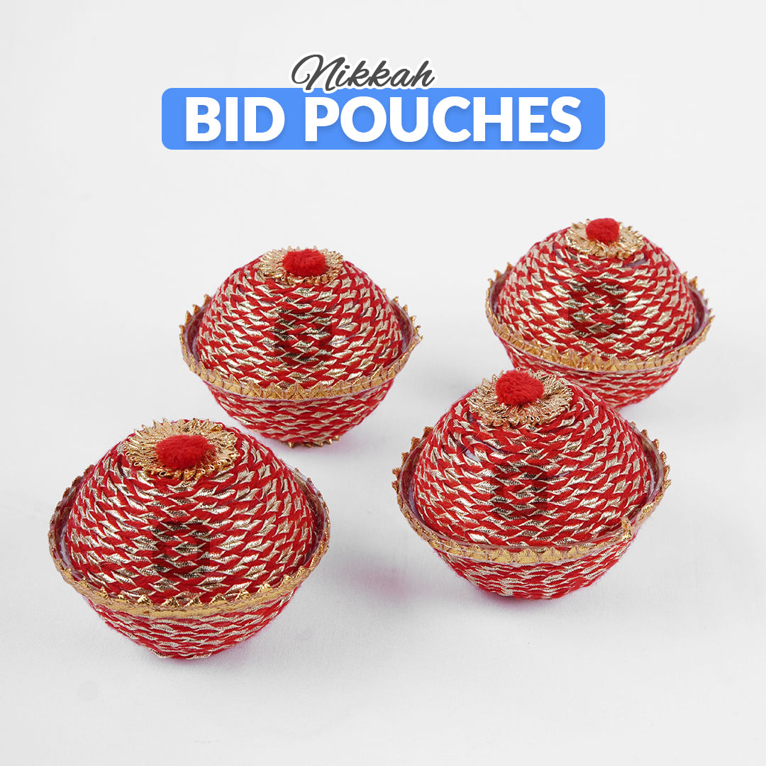 Nikkah Bid Pouches – 10 Pcs for Nikkah Ceremony – Ardor UAE