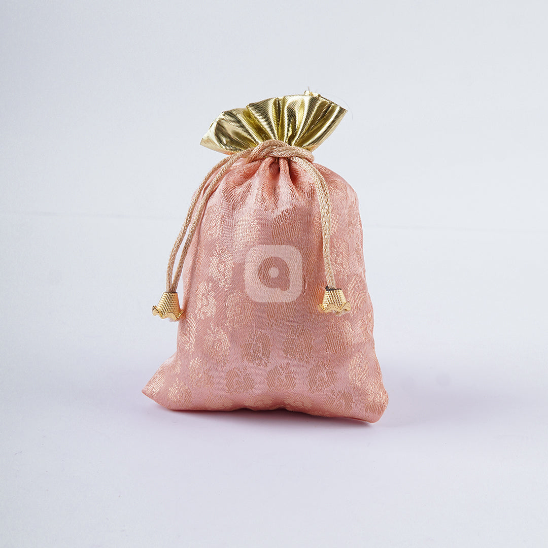 Multi Colors Jamawar fabric Pouches for Nikkah & Wedding - Ardor UAE