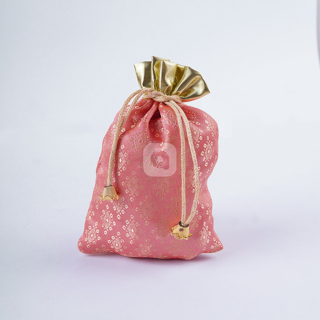 Multi Colors Jamawar fabric Pouches for Nikkah & Wedding - Ardor UAE