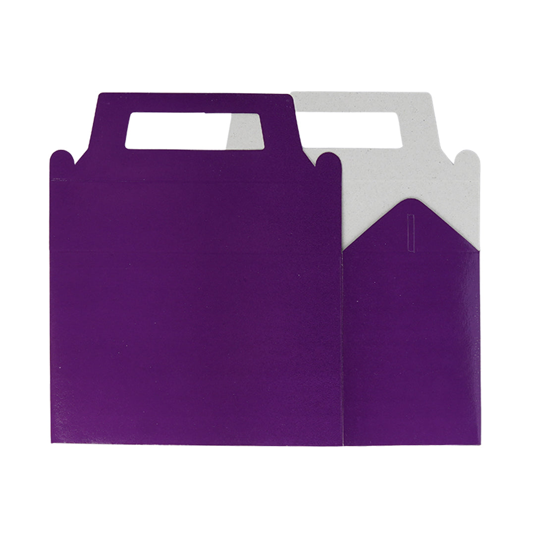 Pack of 10 - Dark Purple Color Goodie Boxes - Wedding, Party & Gift Packaging – Ardor UAE