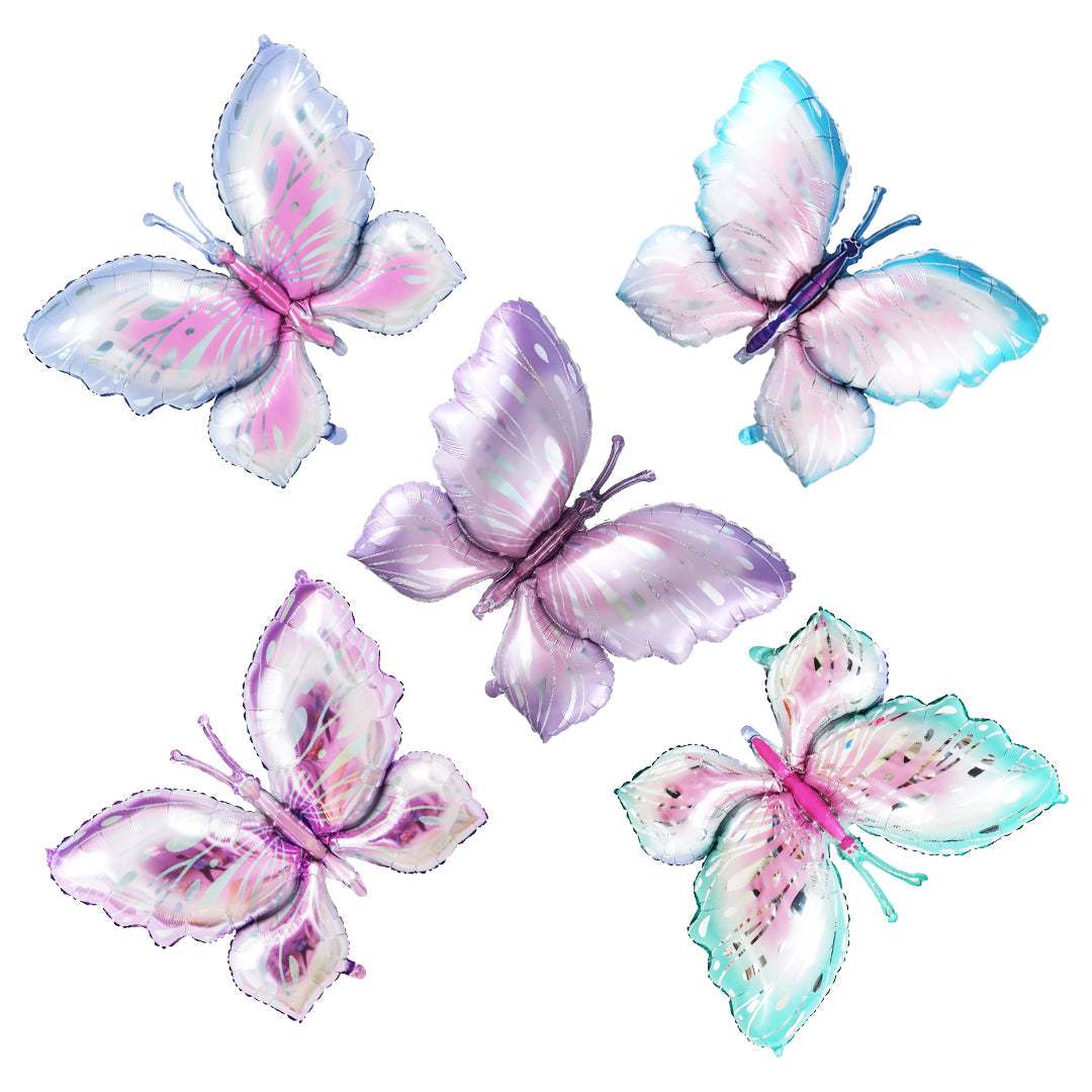 Butterfly 5 Pcs Foil Balloon - Ardor UAE