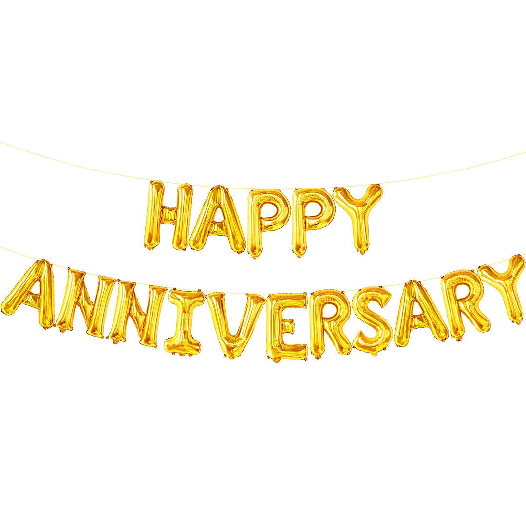 Happy Anniversary Foil Balloons Set - Ardor