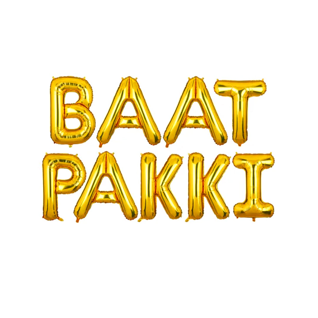 Baat Pakki Foil Balloons Set - Ardor