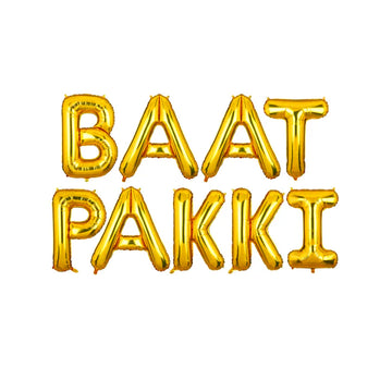 Baat Pakki Foil Balloons Set - Ardor