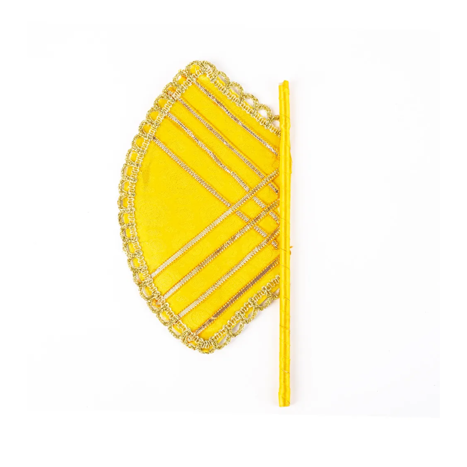 Jamawar Fancy Fan wedding Decor | Pack of 4  |