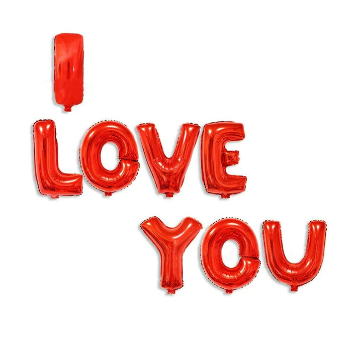 I Love You Foil Balloon Set - Ardor UAE