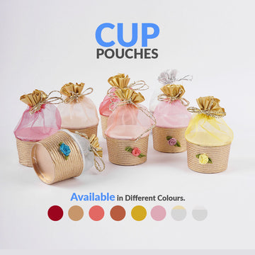 Pack of 25 - Multi-Color Organza Pouches – Wedding & Party Favors - Ardor UAE