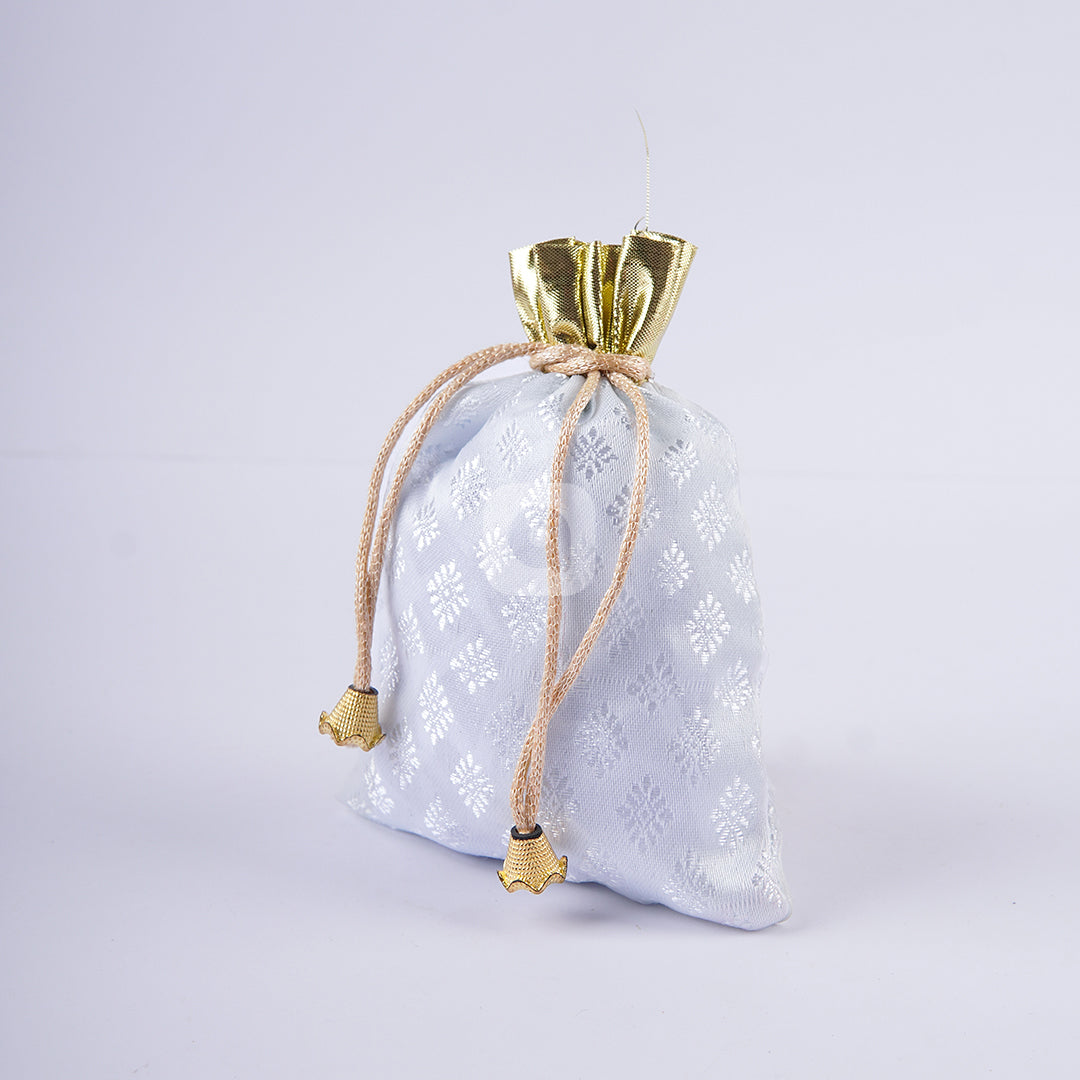 Multi Colors Jamawar fabric Pouches for Nikkah & Wedding - Ardor UAE