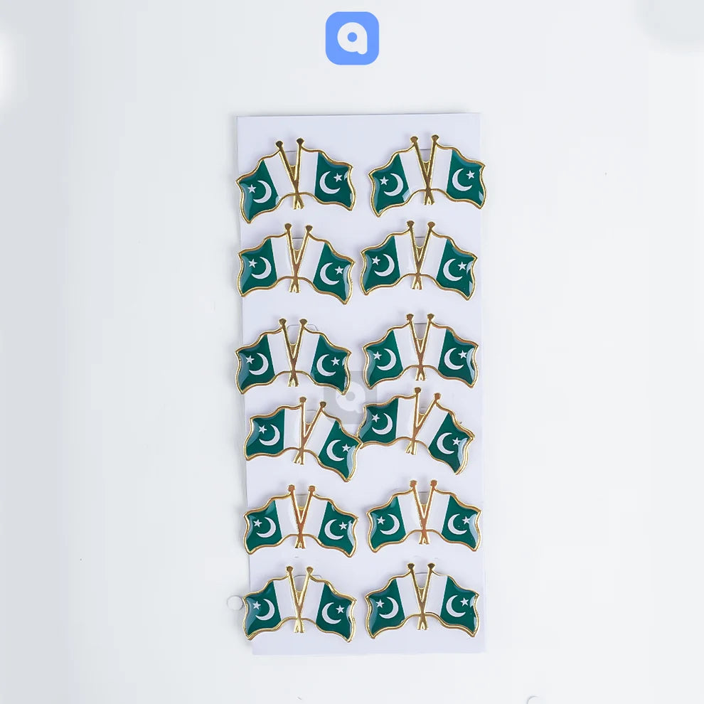 Pack of 12 - 14 August - Independence Day Badges