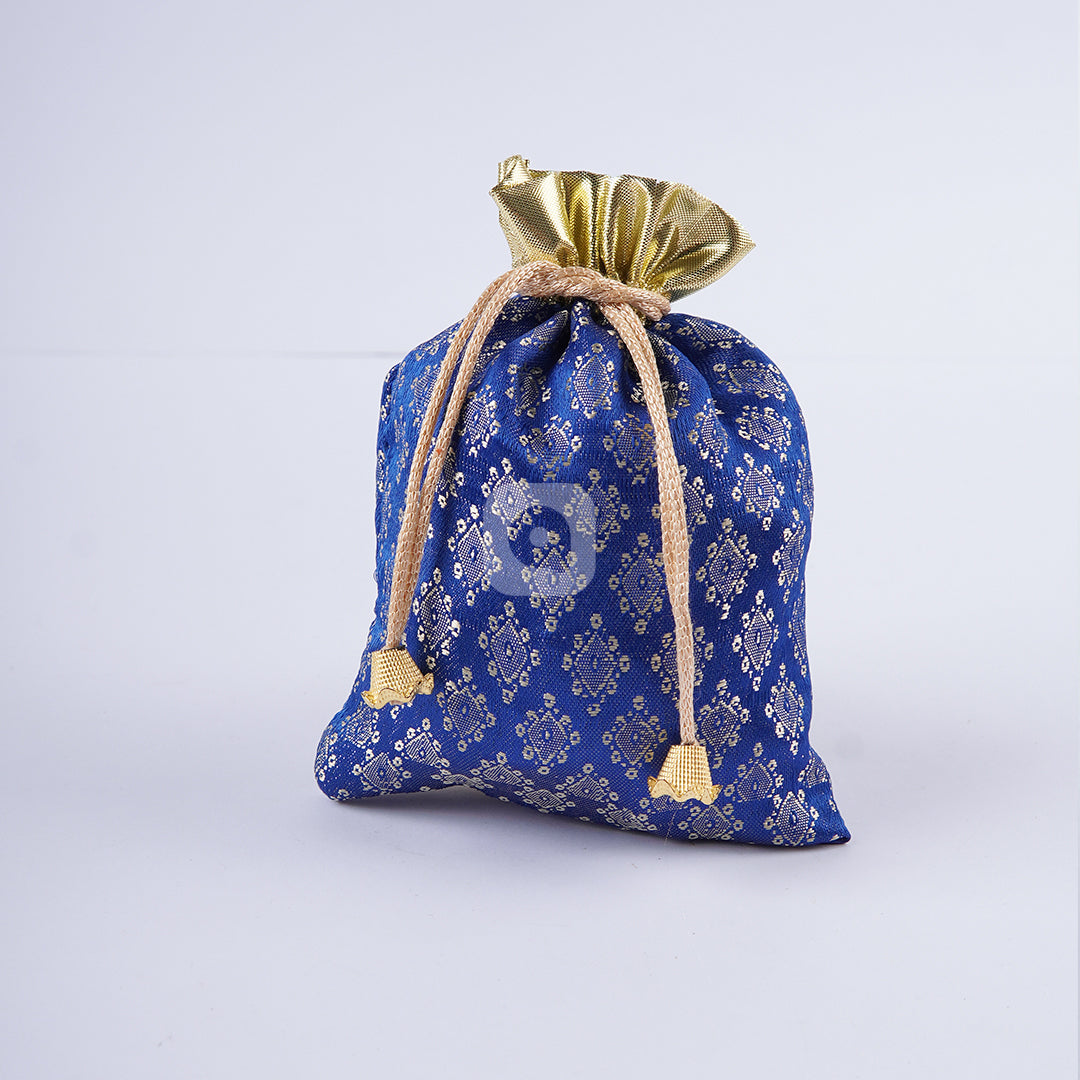 Multi Colors Jamawar fabric Pouches for Nikkah & Wedding - Ardor UAE