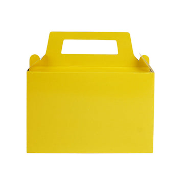 Pack of 10 - Yellow Color Goodie Boxes - Wedding, Party & Gift Packaging – Ardor UAE