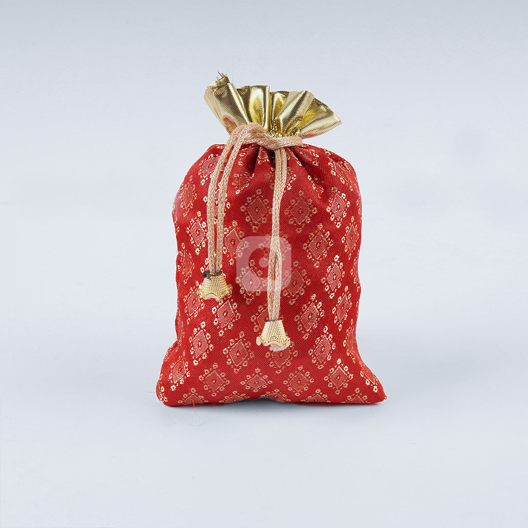 Multi Colors Jamawar fabric Pouches for Nikkah & Wedding - Ardor UAE