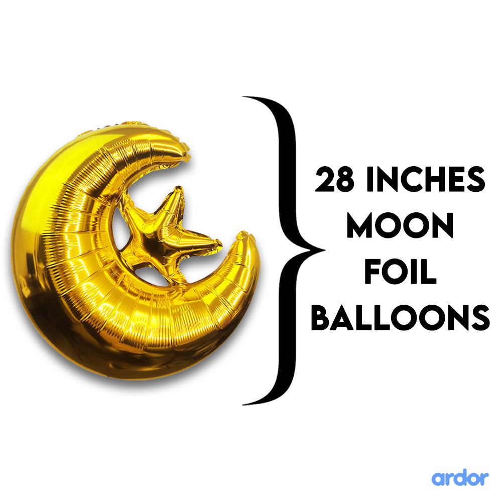 Ramadan Mubarak Foil Balloon Set