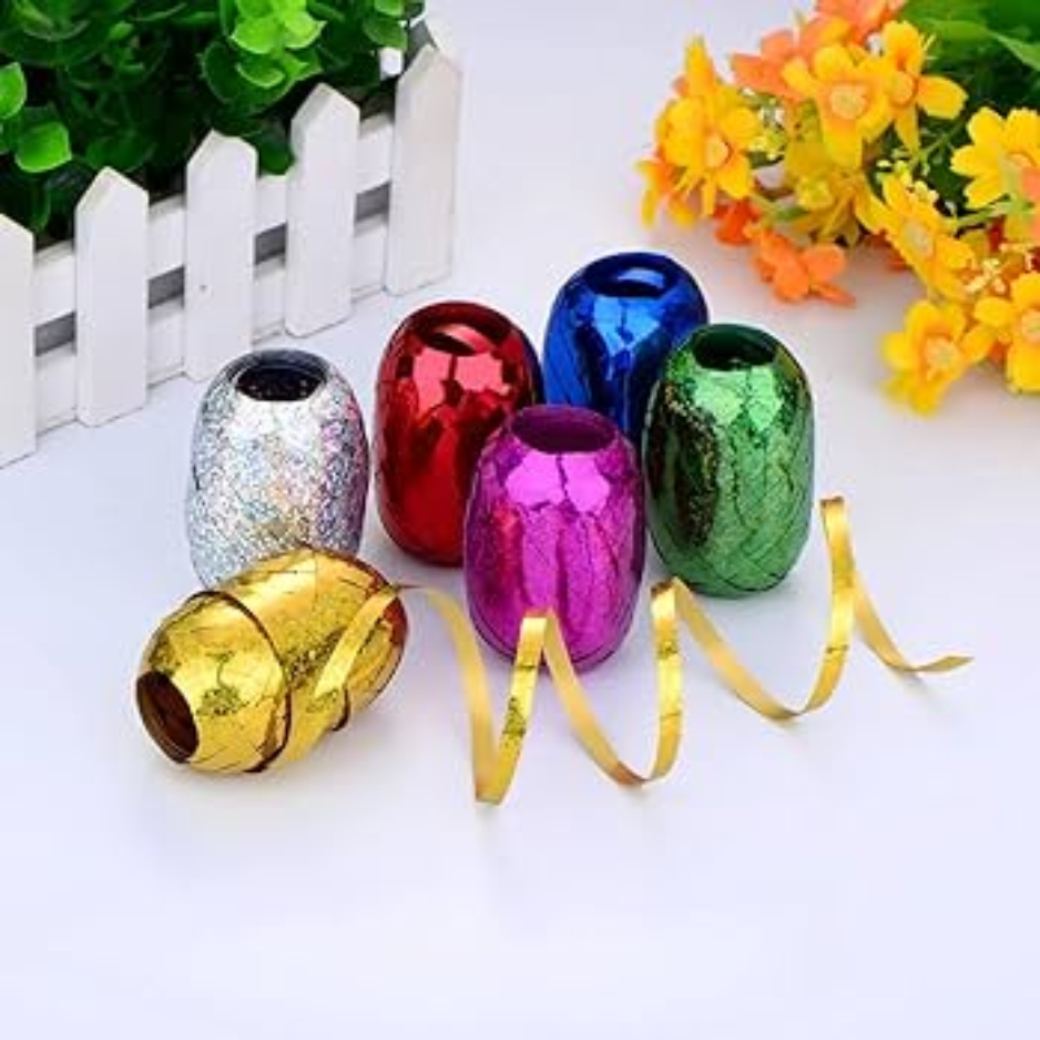 6 Pcs Multi Color Balloons Ribbon Ardor - UAE