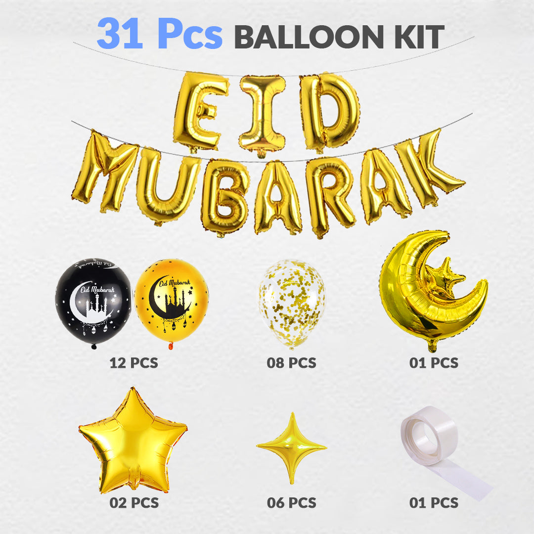Eid Mubarak Balloon Kit