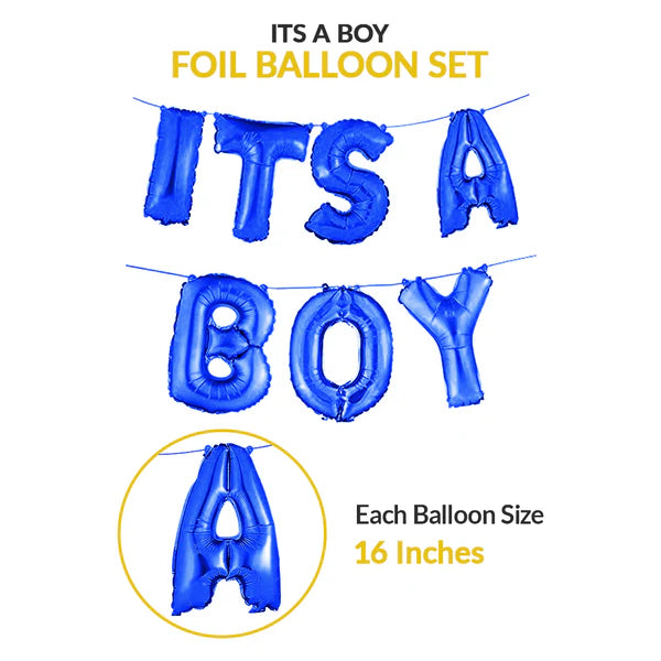 Its A Boy Foil Balloon Set - Ardor UAE