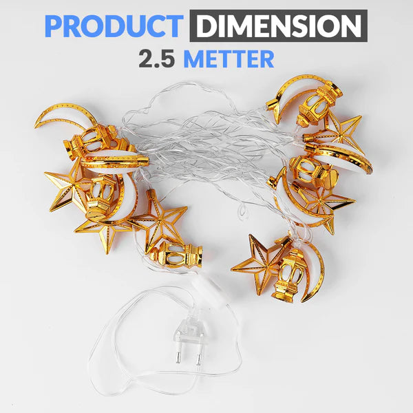 Warm Color Ramadan Star Fairy Light - Ardor UAE