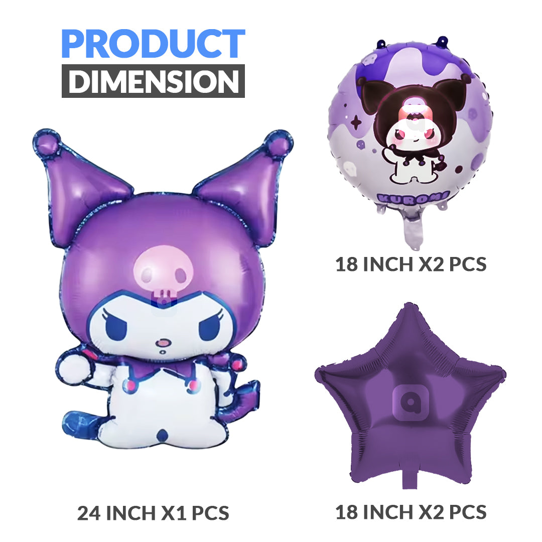 Sanrio Theme Foil Balloons for Kids Sanrio Birthday Party Decoration -  Ardor UAE