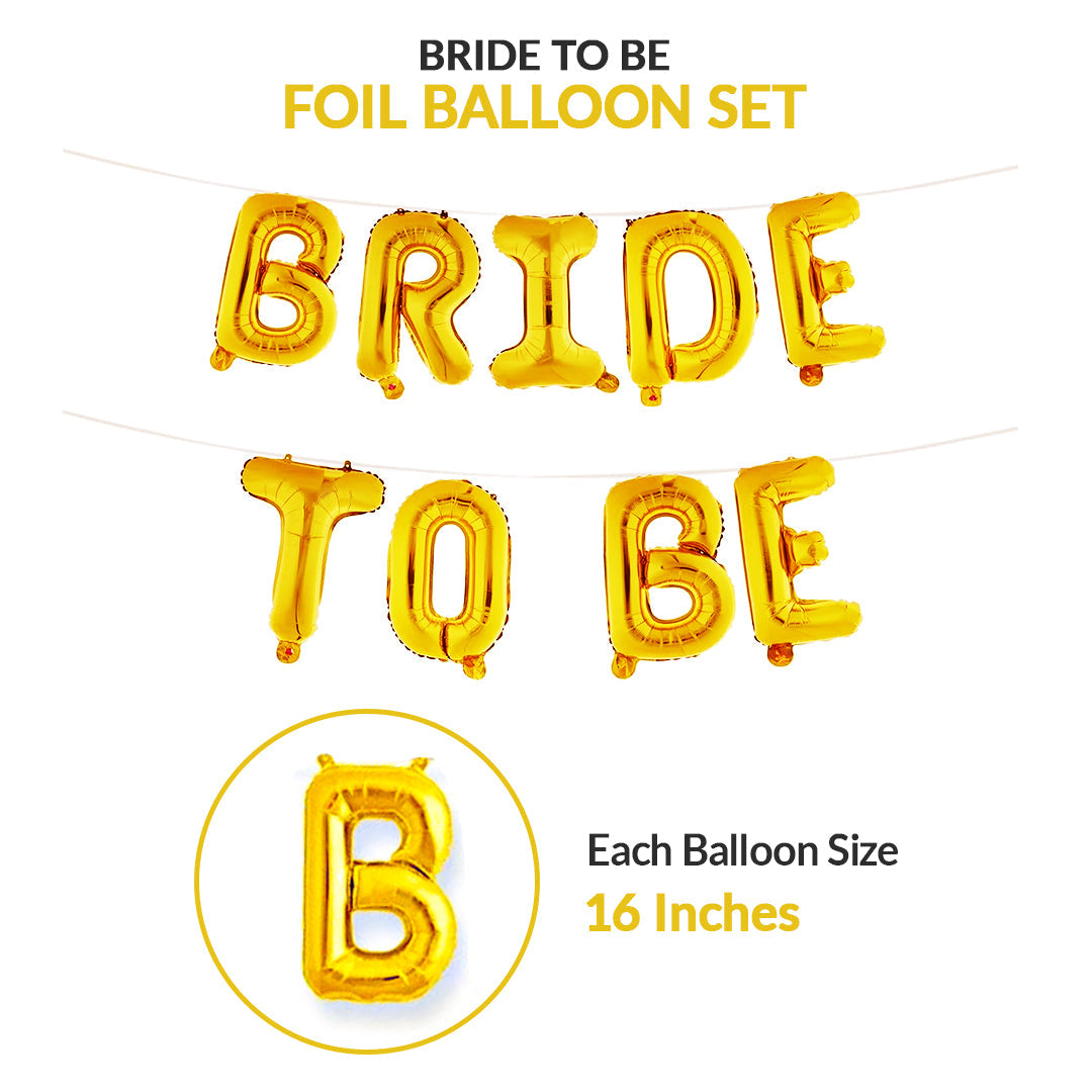 Bride To BE Foil Balloons Set - Ardor