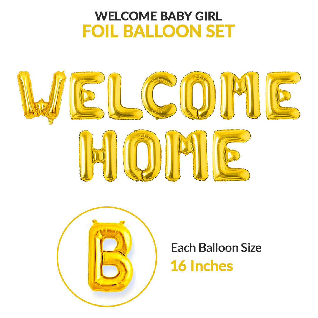 Welcome Home Foil Balloons Set - Ardor