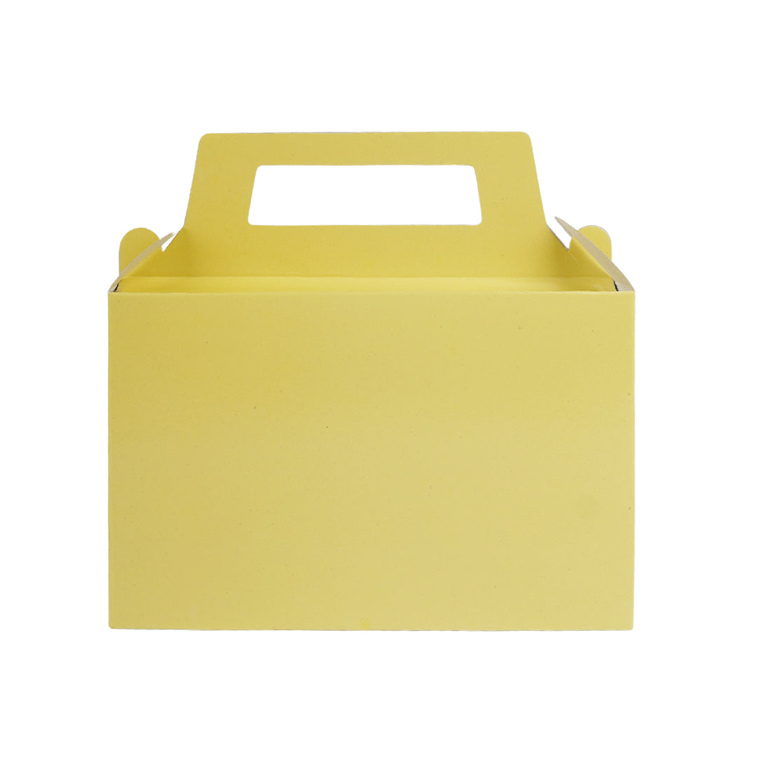 Pack of 10 - Marcon Yellow Color  Goodie Boxes - Wedding, Party & Gift Packaging – Ardor UAE
