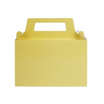 Pack of 10 - Marcon Yellow Color  Goodie Boxes - Wedding, Party & Gift Packaging – Ardor UAE