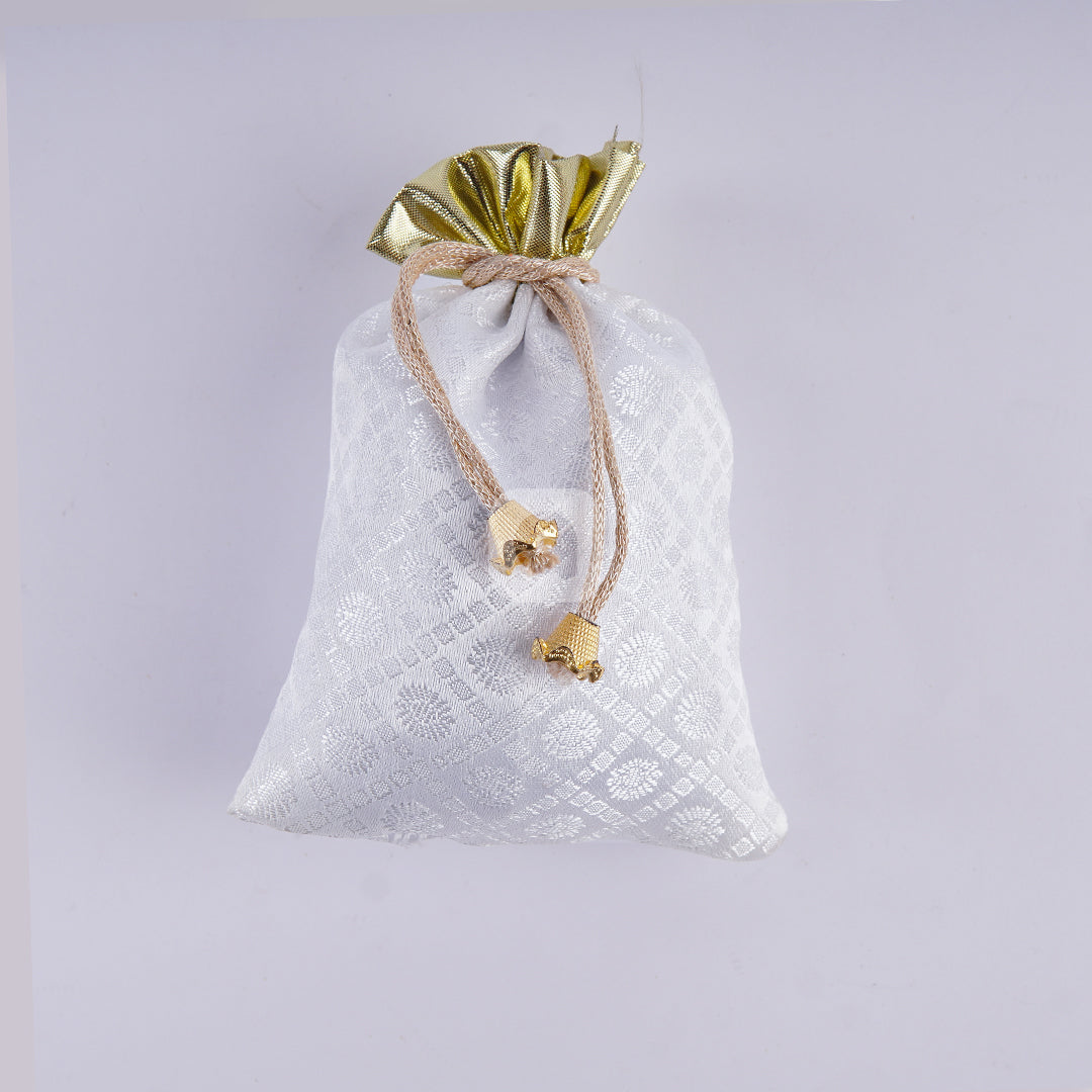 Multi Colors Jamawar fabric Pouches for Nikkah & Wedding - Ardor UAE