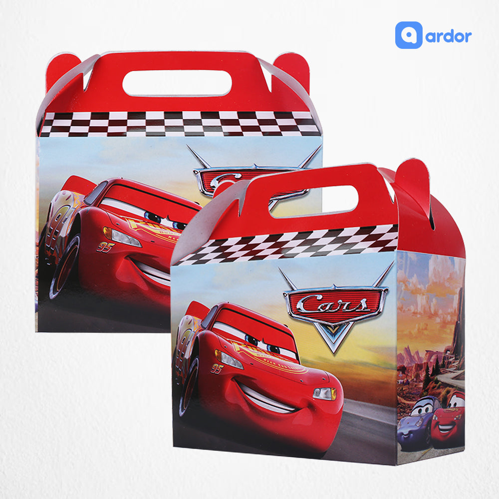 Pack of 10 Car Theme Goodie Boxes