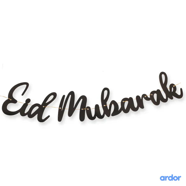 Eid Mubarak Laser Cut Banner
