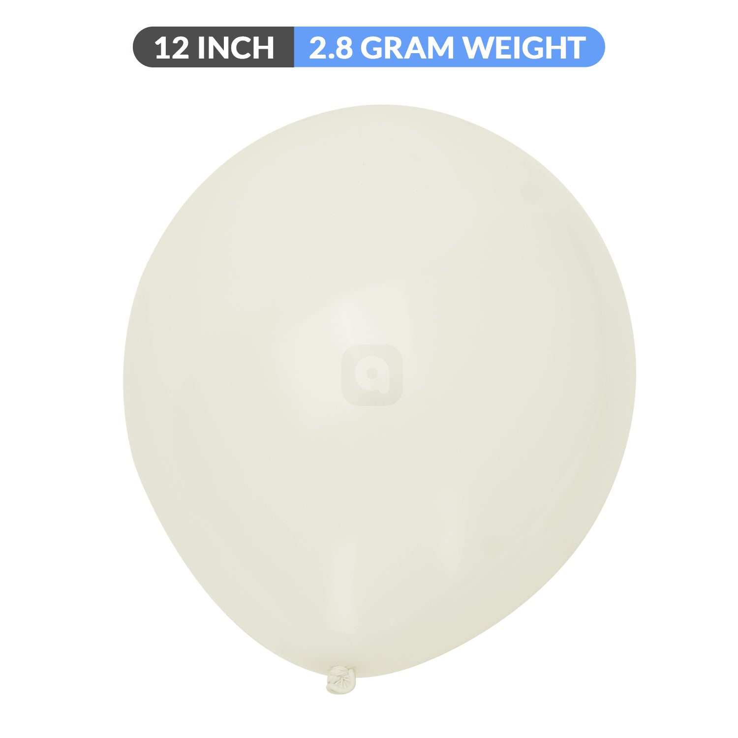 Pack of 100 Ivory white latex Balloon - Ardor UAE