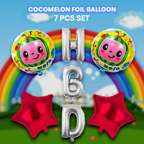 Cocomelon Foil Balloons - 5 pcs Set