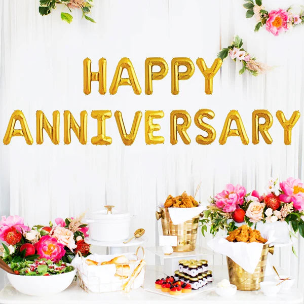 Happy Anniversary Foil Balloons Set - Ardor UAE