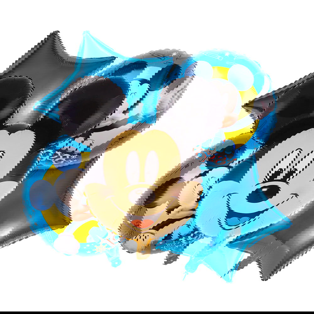 5 Pcs Mickey Mouse Foil Balloon Set - Ardor UAE